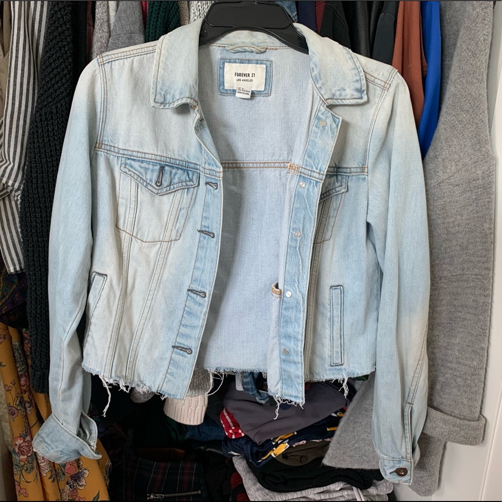 Distressed Jean Jacket